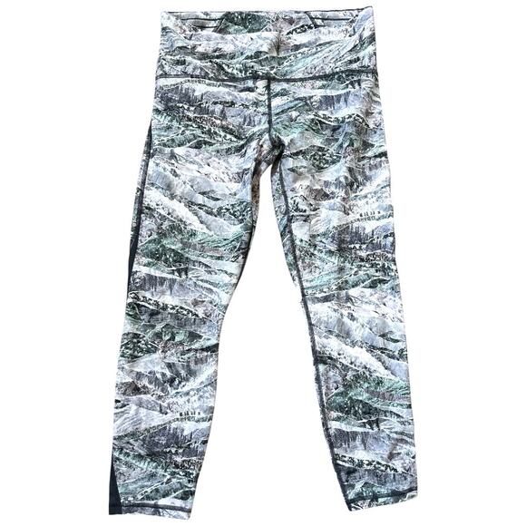 NWOT Lululemon Train Times Pant 25" Springscape Multi / Obsidian Size 12 - Picture 7 of 8